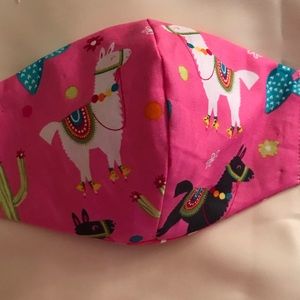 Child’s Llama Themed Face Mask